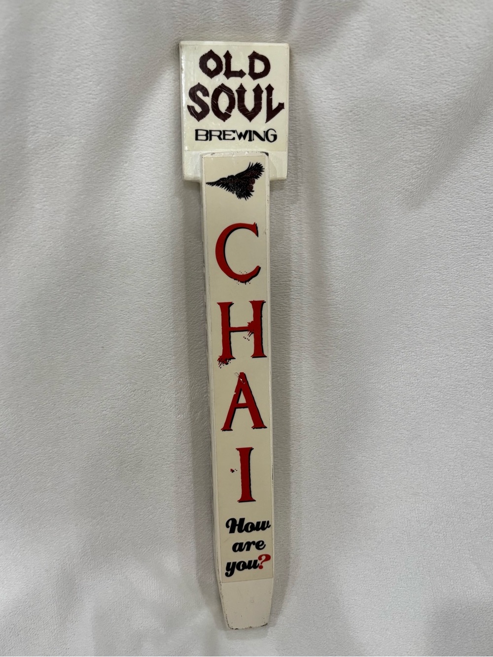 Vintage fort Myers Florida old soul brewing company chai how are you? beer tap